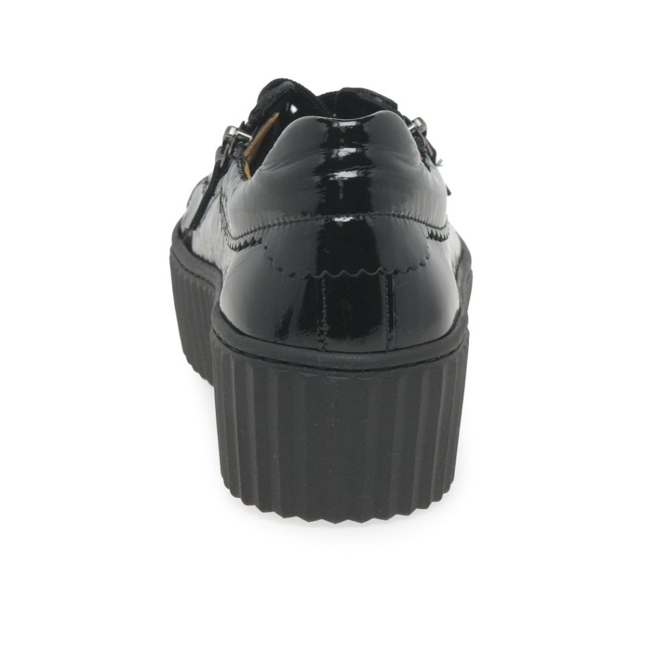 Gabour | Baskets Exclusives Noires Vernies Dolly Pour Femmes